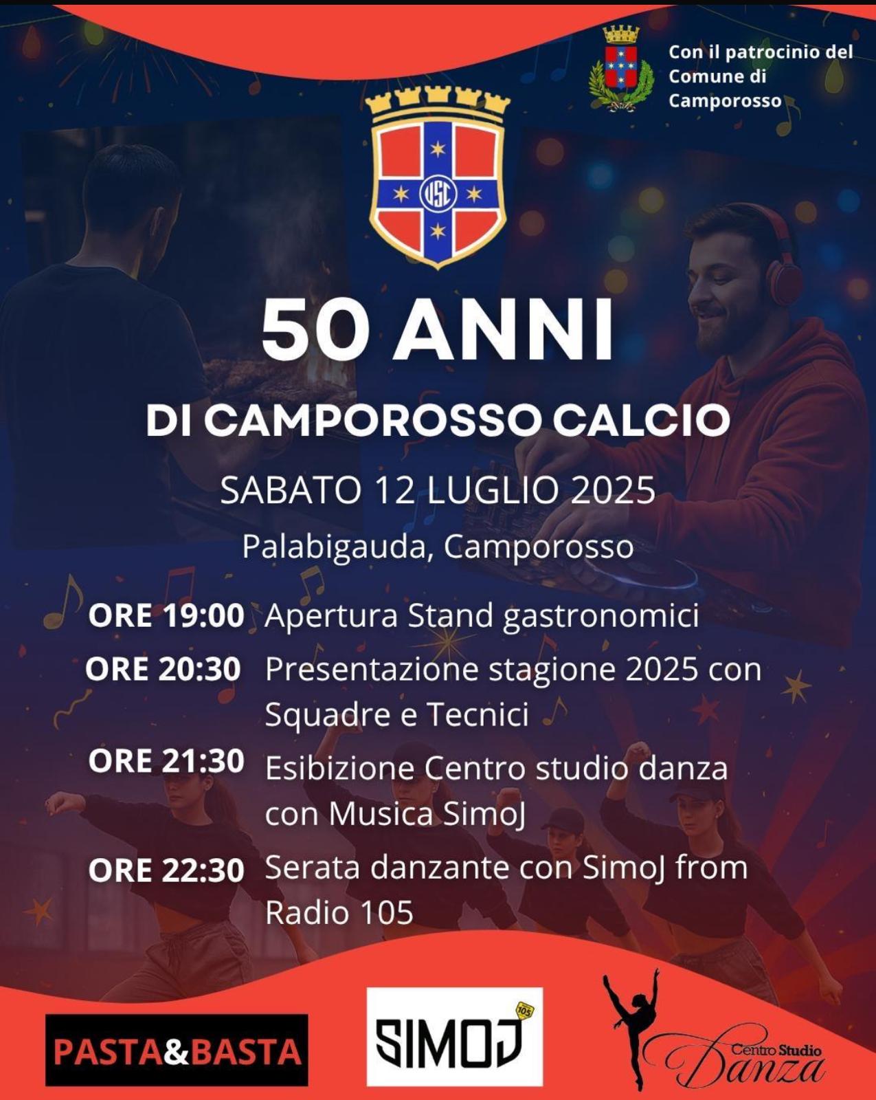 U. S. CAMPOROSSO FESTA 50° 12.07.2025
